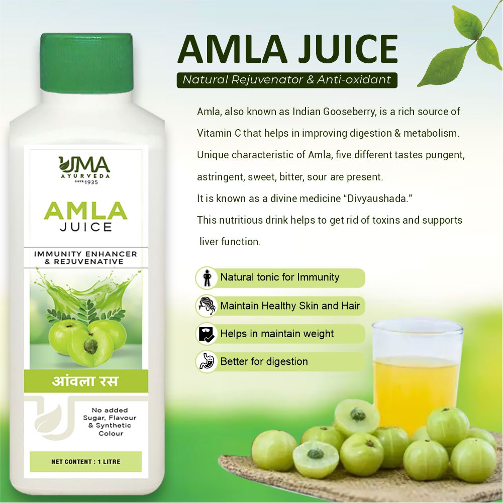 Uma Ayurveda Amla Juice - 1 Liter