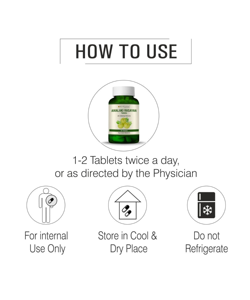 Bio Resurge Amalaki Rasayan Tablets - 60 tablets