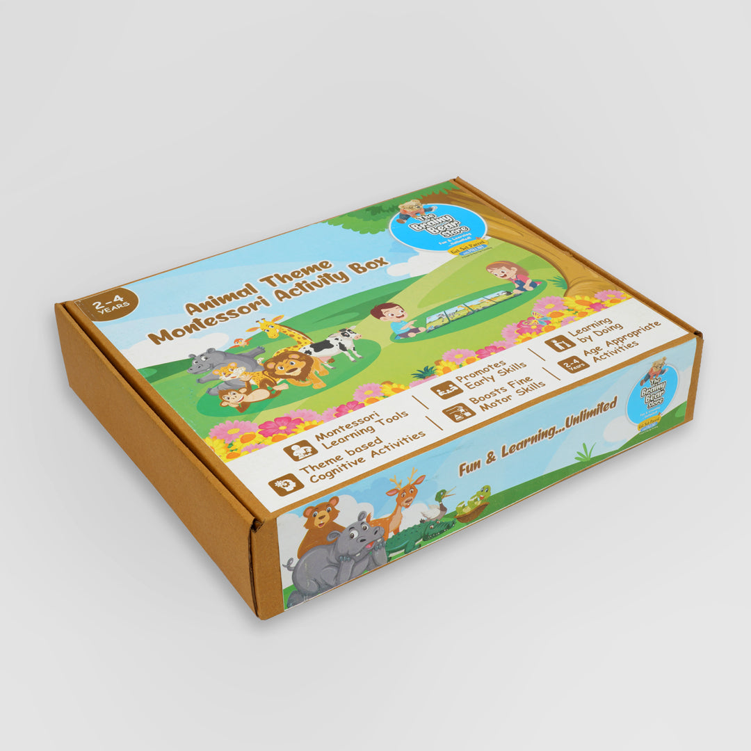 Animal Theme Montessori Activity Box (2-4 Years)