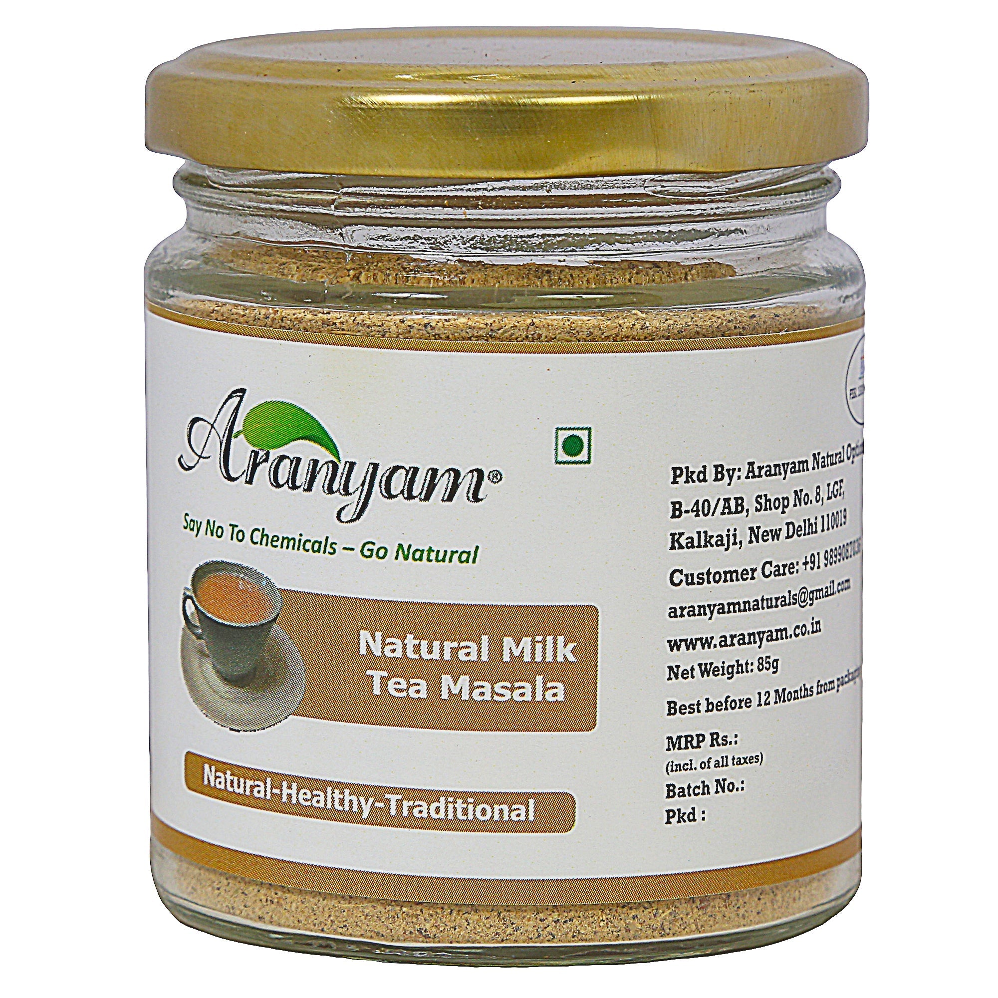 Aranyam Milk/Tea Masala - 85gms
