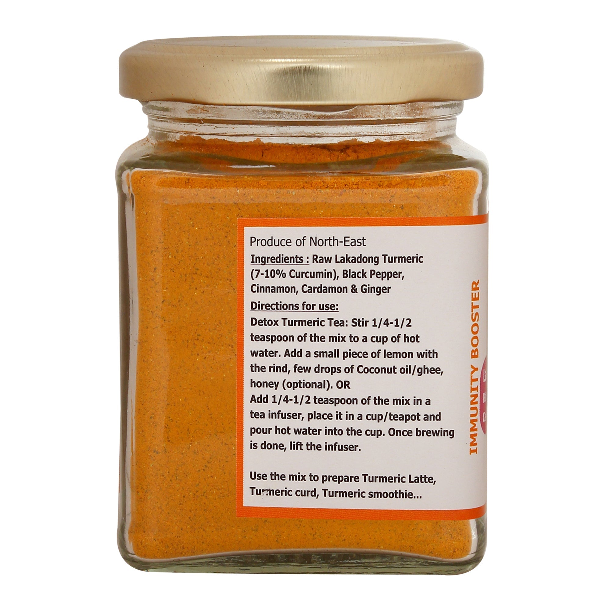 Aranyam Lakadong Turmeric All Mix with Black Pepper, Cinnamon, Cardamon & Ginger - Immunity Booster - 100 gms