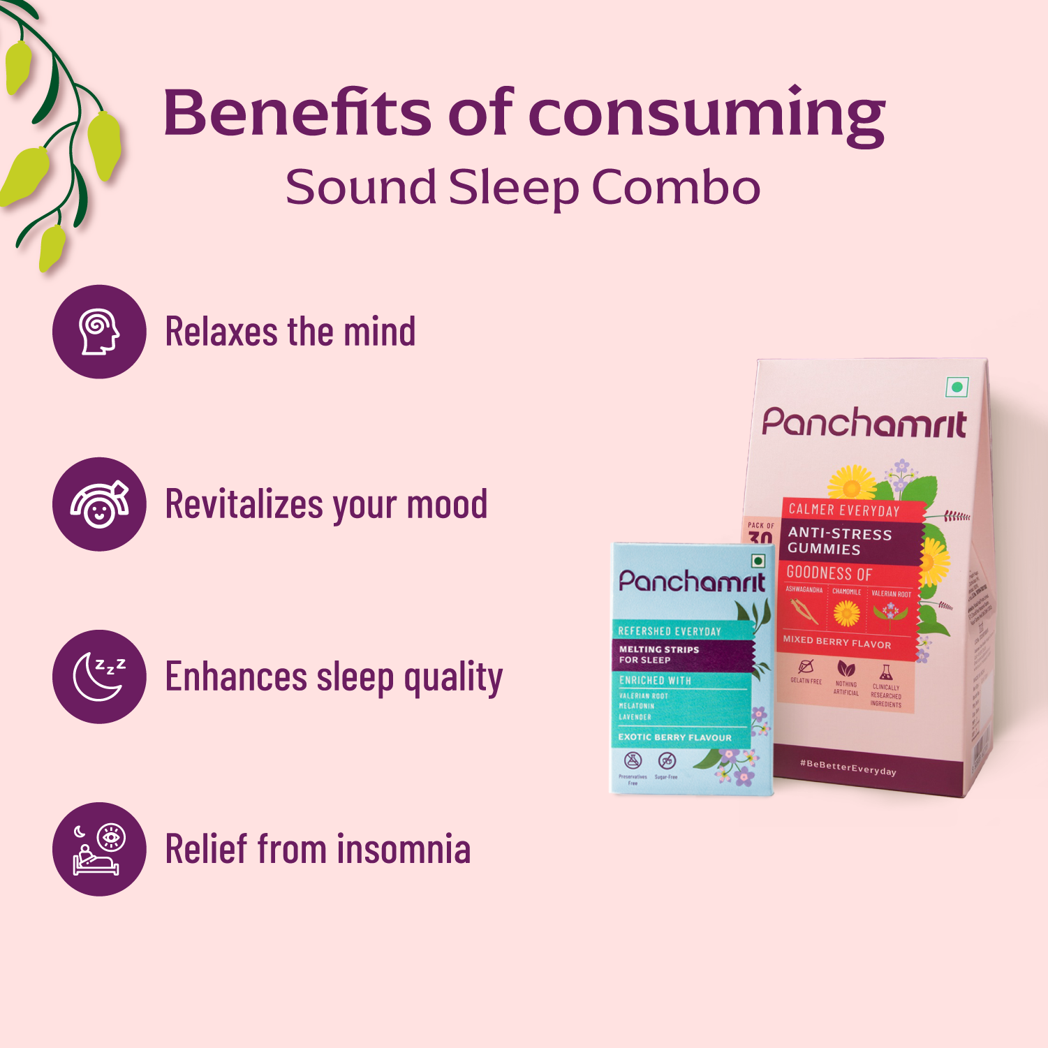 Panchamrit Sound Sleep Bundle - 30 gummies