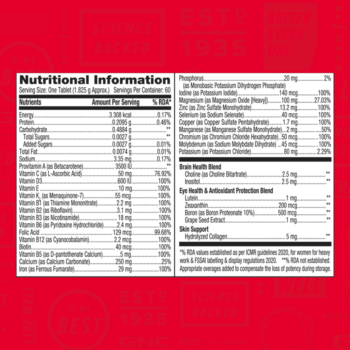 GNC Womens One Daily Multivitamin