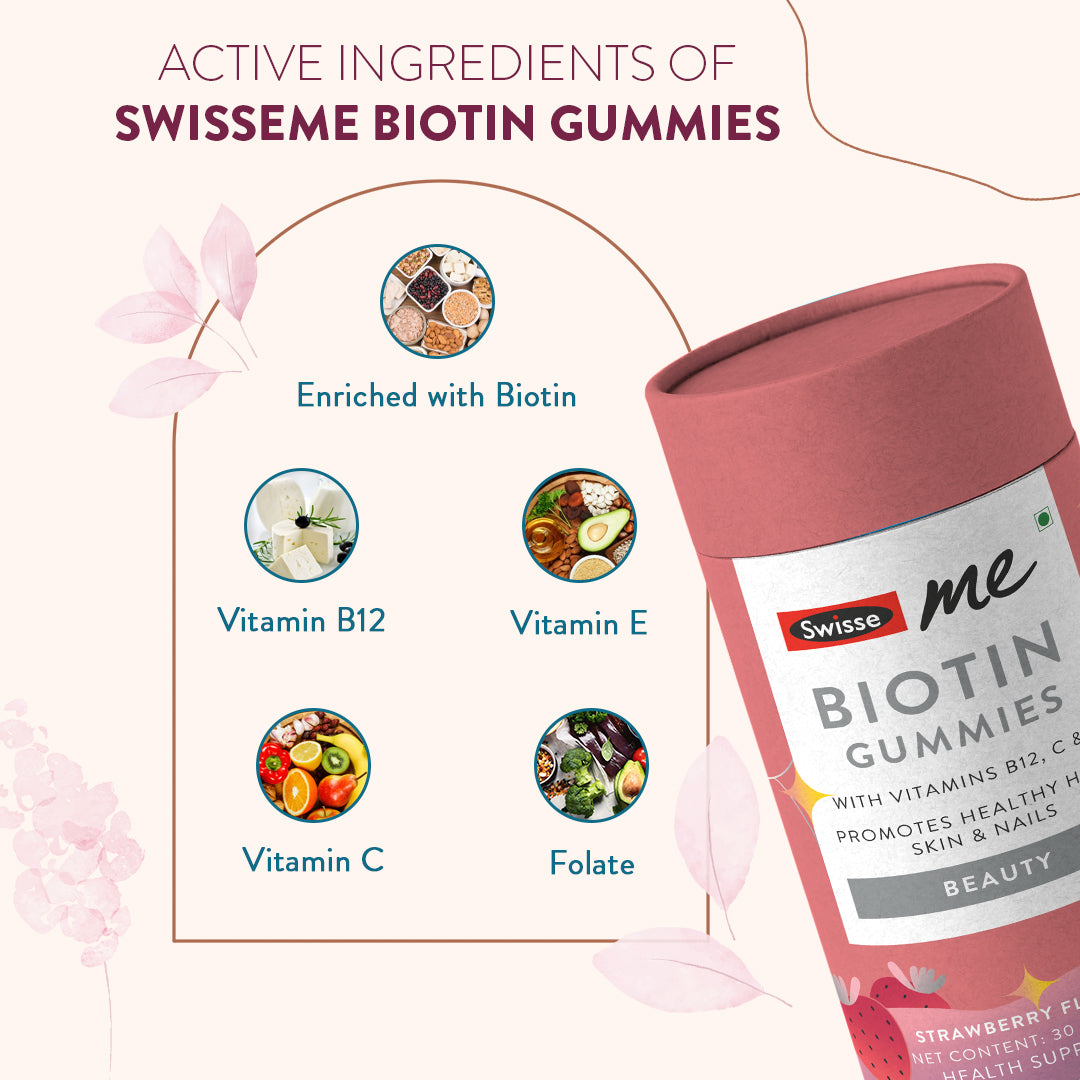 SwisseMe Biotin Gummies - 30 Gummies