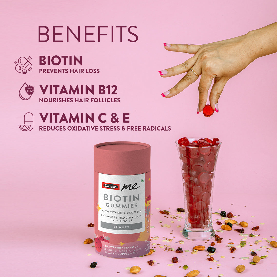 SwisseMe Biotin Gummies - 30 Gummies
