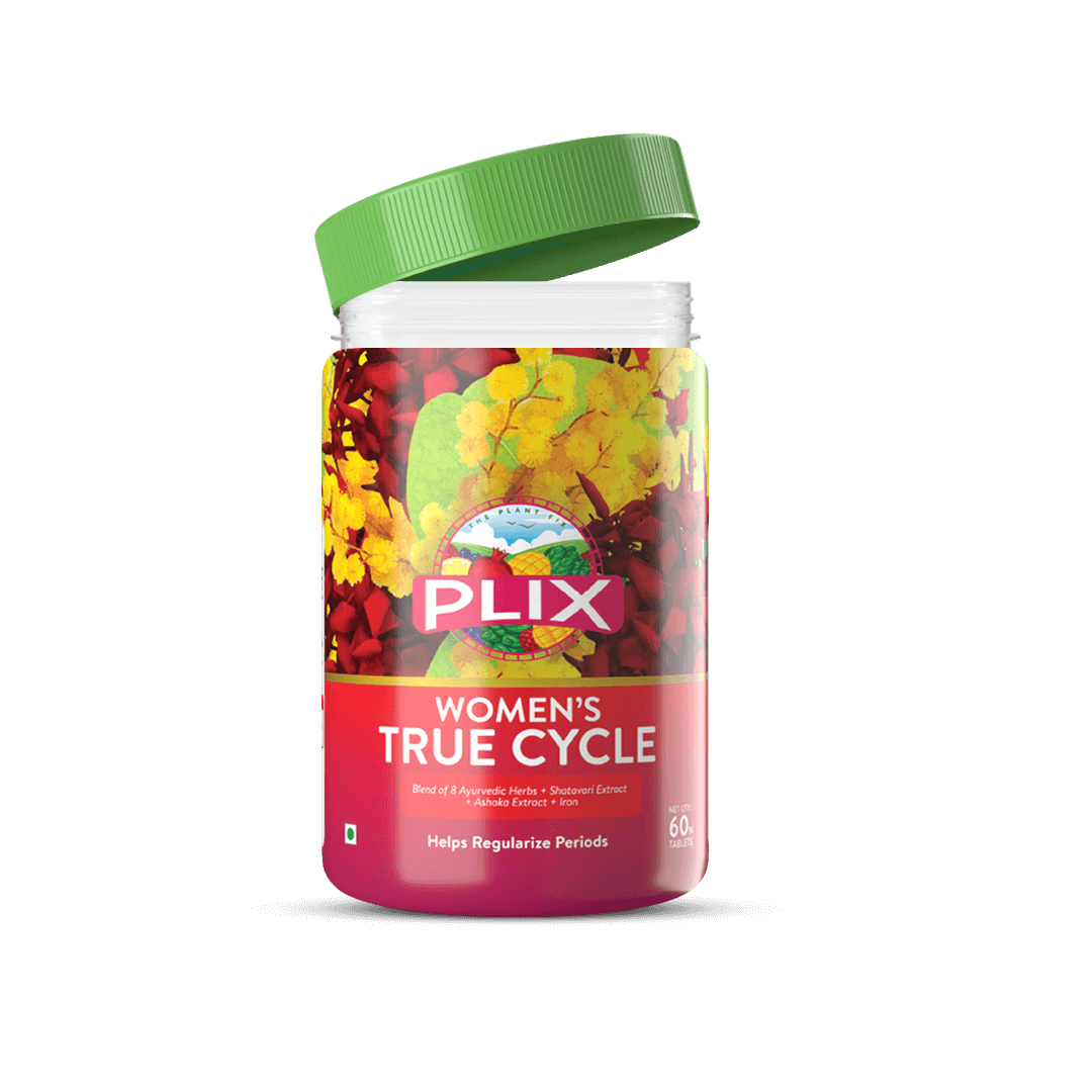 Plix Women's True Cycle Ayurvedic - 60 tabs
