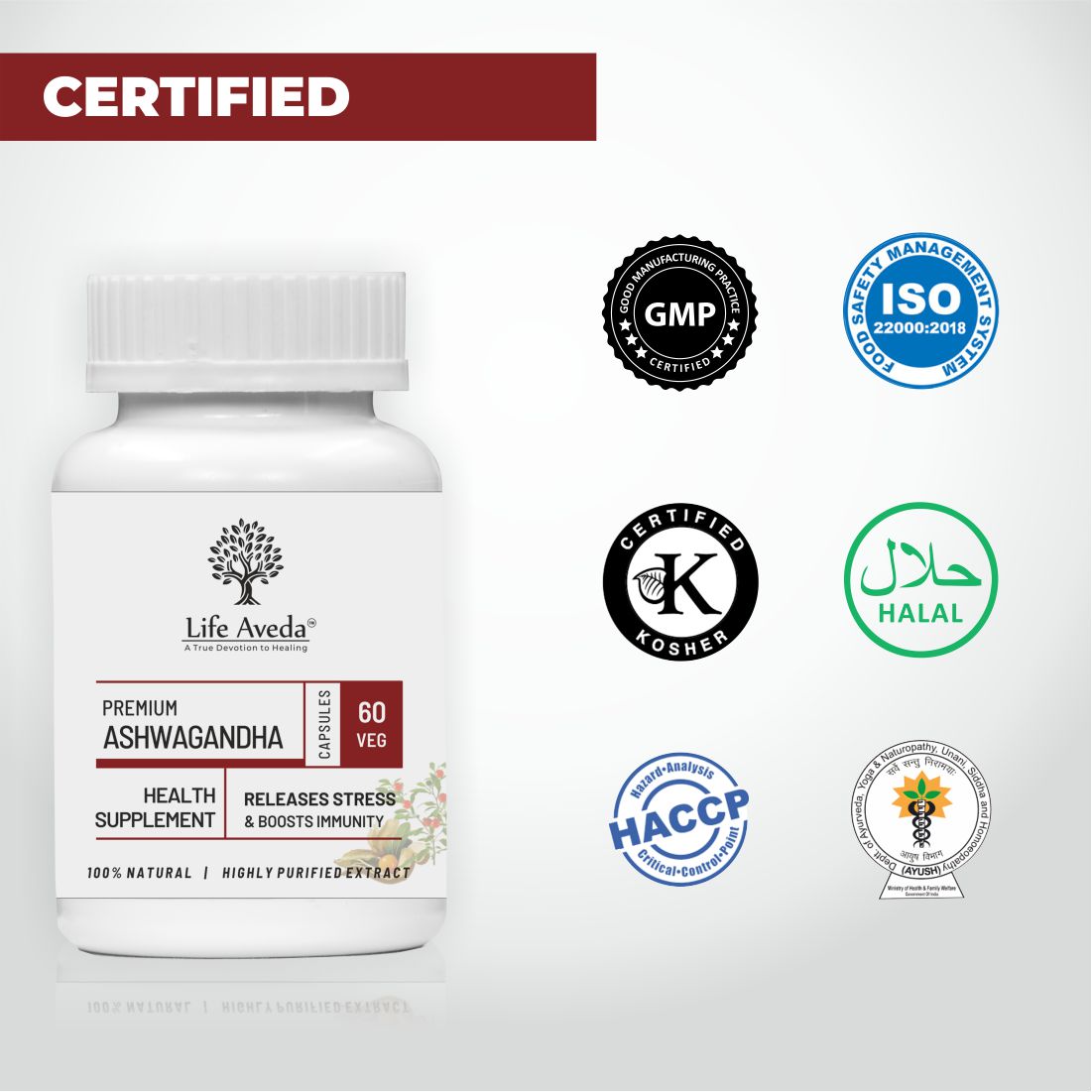 Life Aveda Ashwagandha Capsule