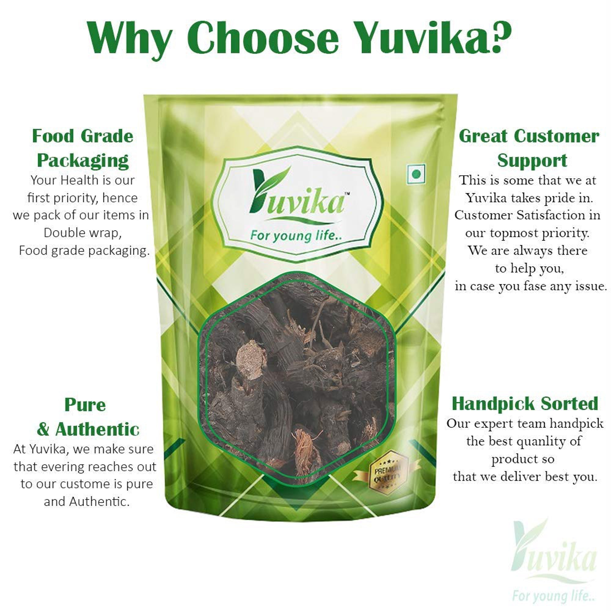 Yuvika Nagarmotha - Cyperus Rotundus Rhizome - Nut Sedge Root
