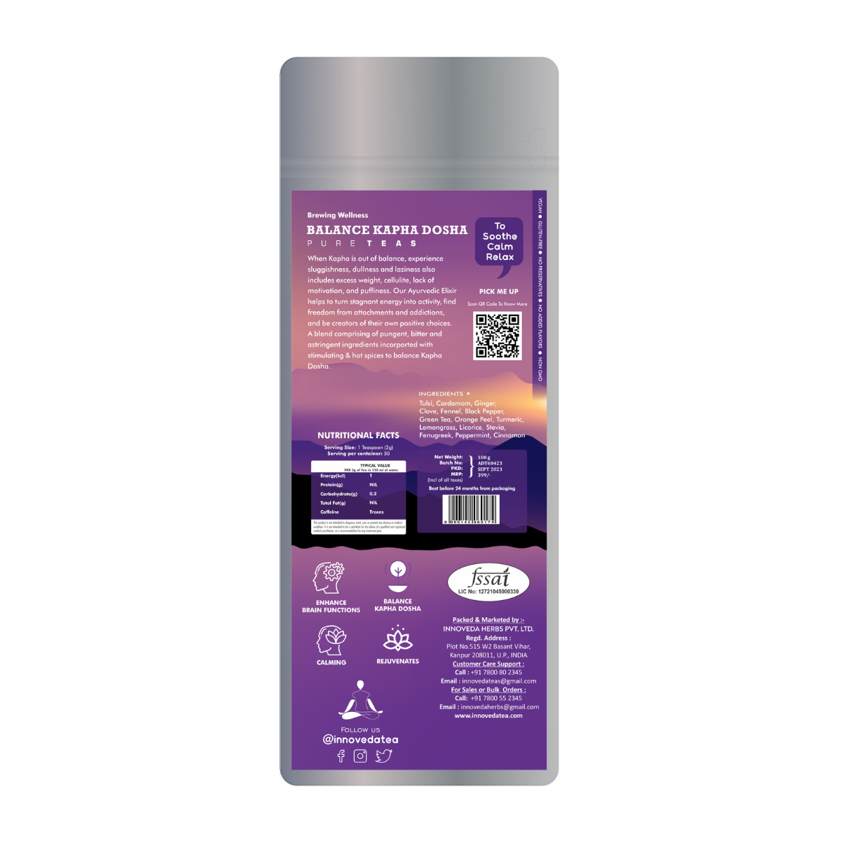 Innoveda Balance Kapha Dosha Tea