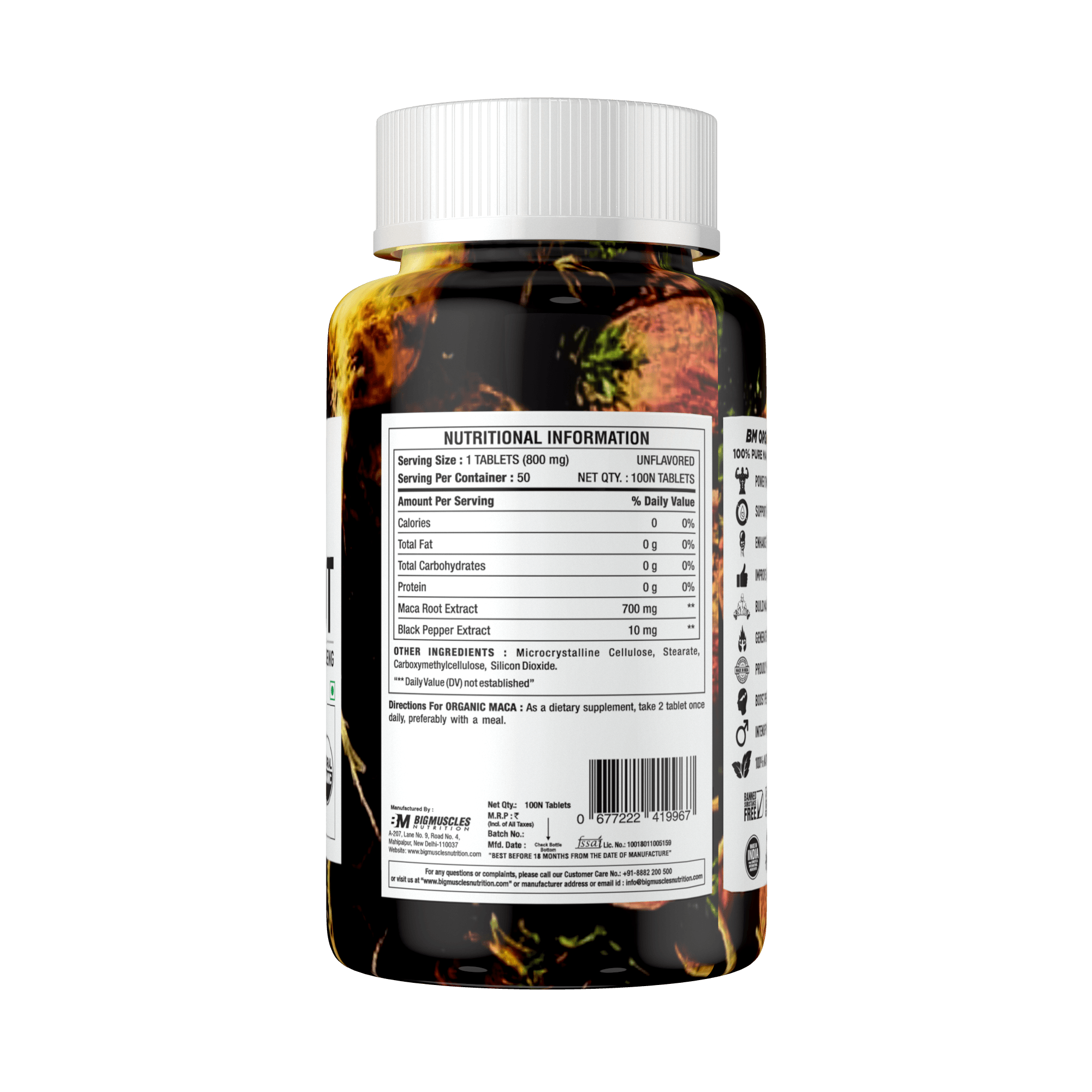 Bigmuscle Nutrition Maca Root - 50 tabs