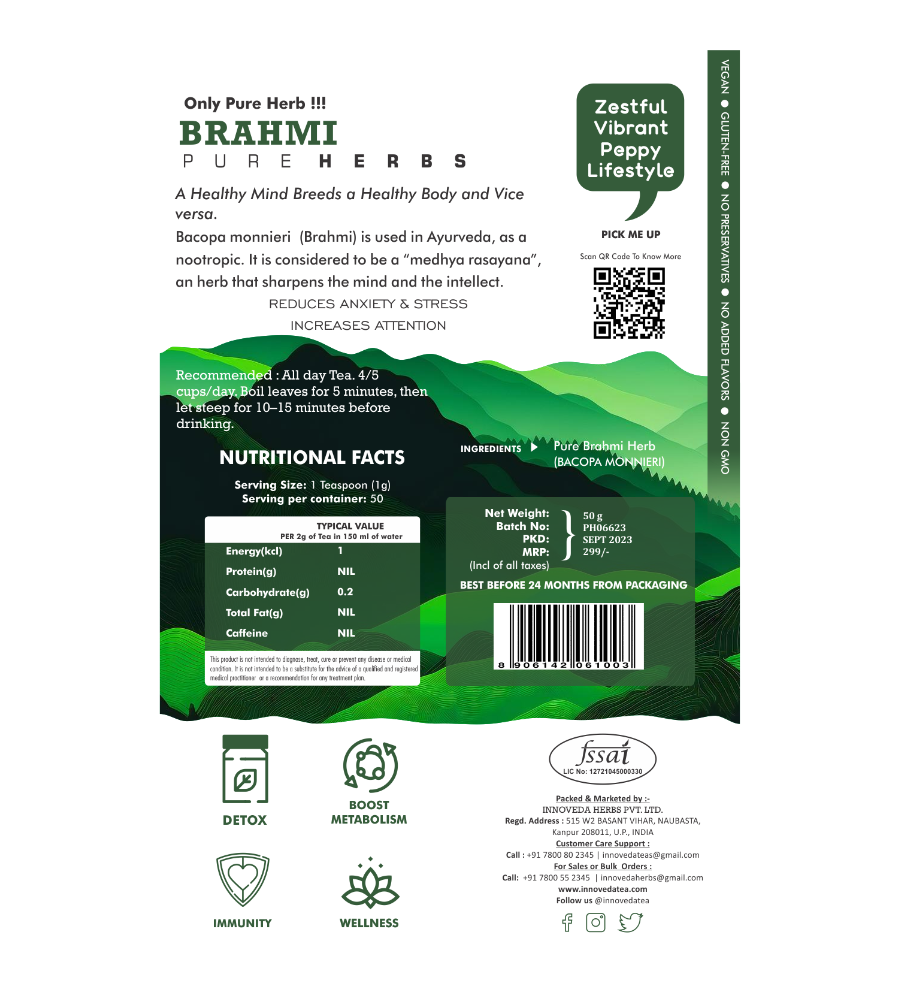 Innoveda Brahmi Pure Herb