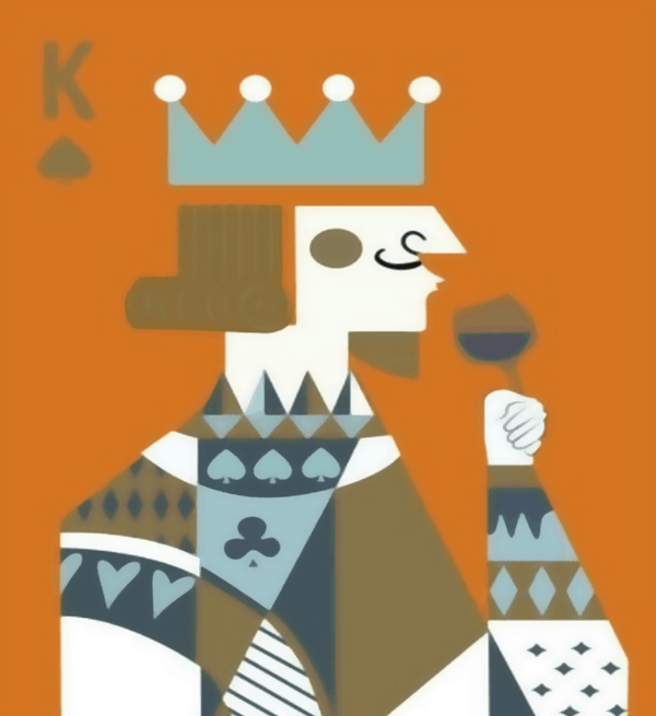 Paint Waint Modern Poker King - Raja Rani Collection