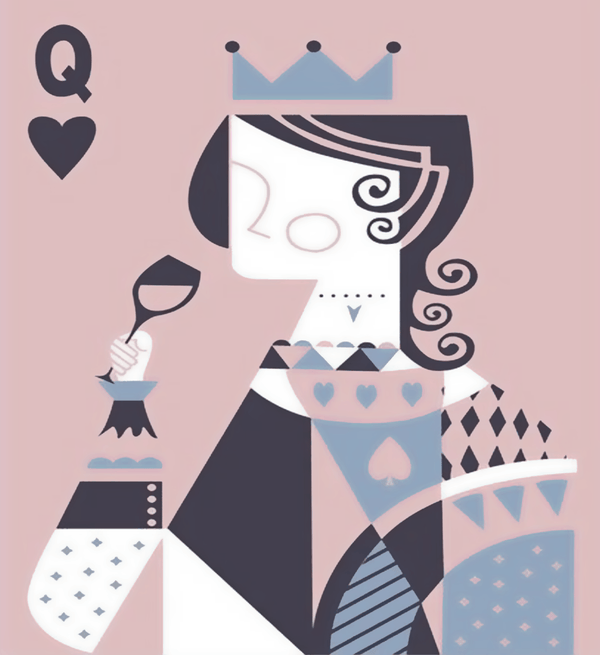 Paint Waint Poker Queen - Raja Rani Collection