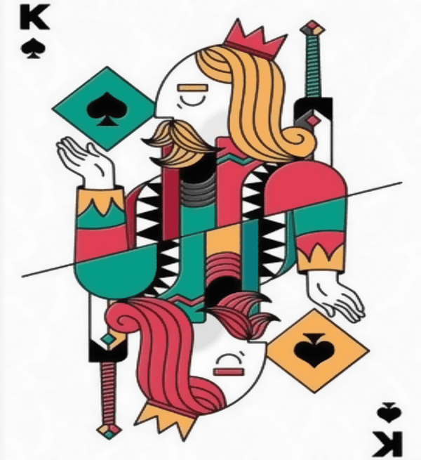 Paint Waint King of Spade - Raja Rani Collection