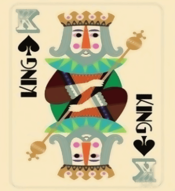 Paint Waint King Royale Card - Raja Rani Collection