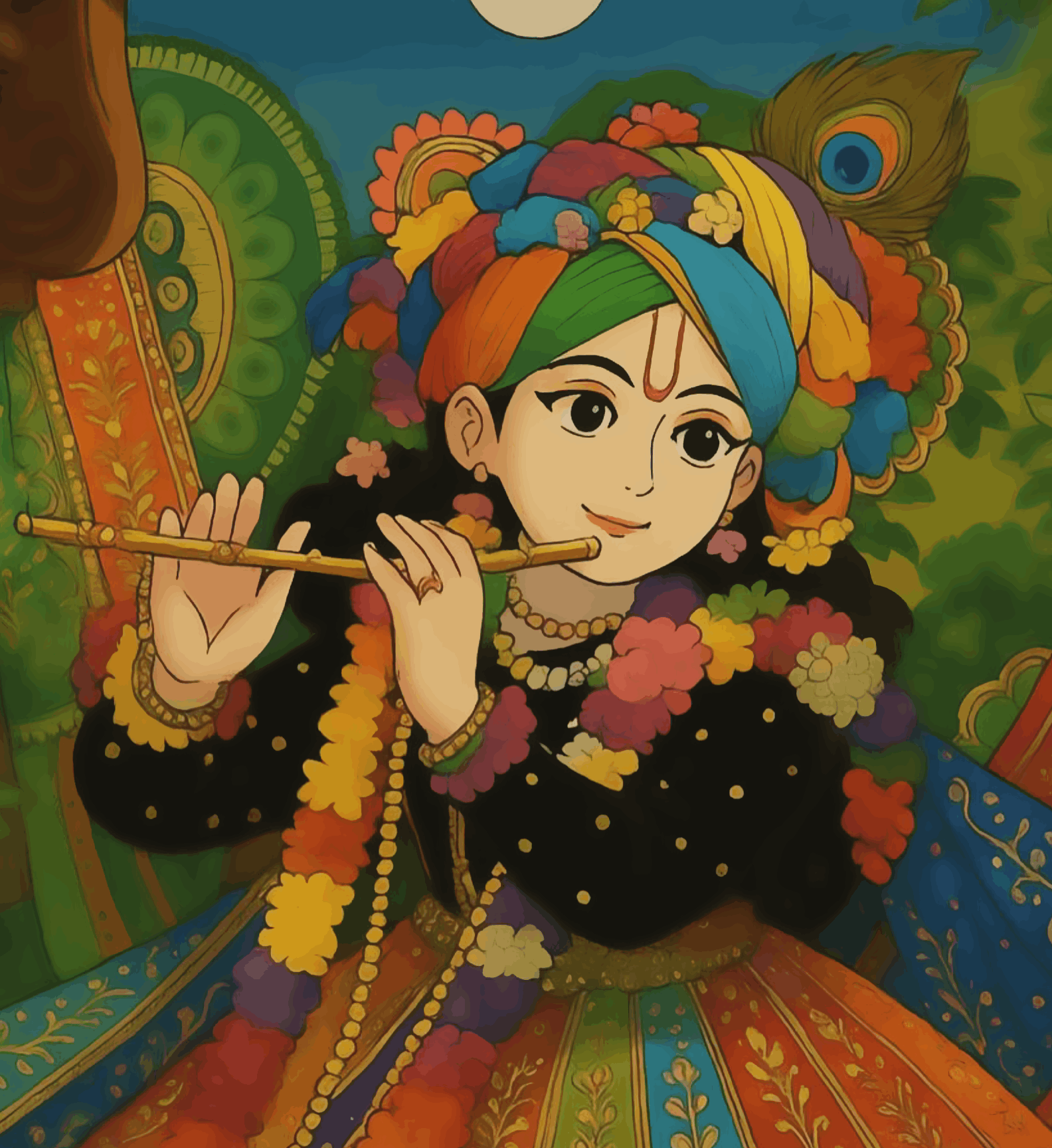 Shree Hari - Ghibli Addition Radha Krishna