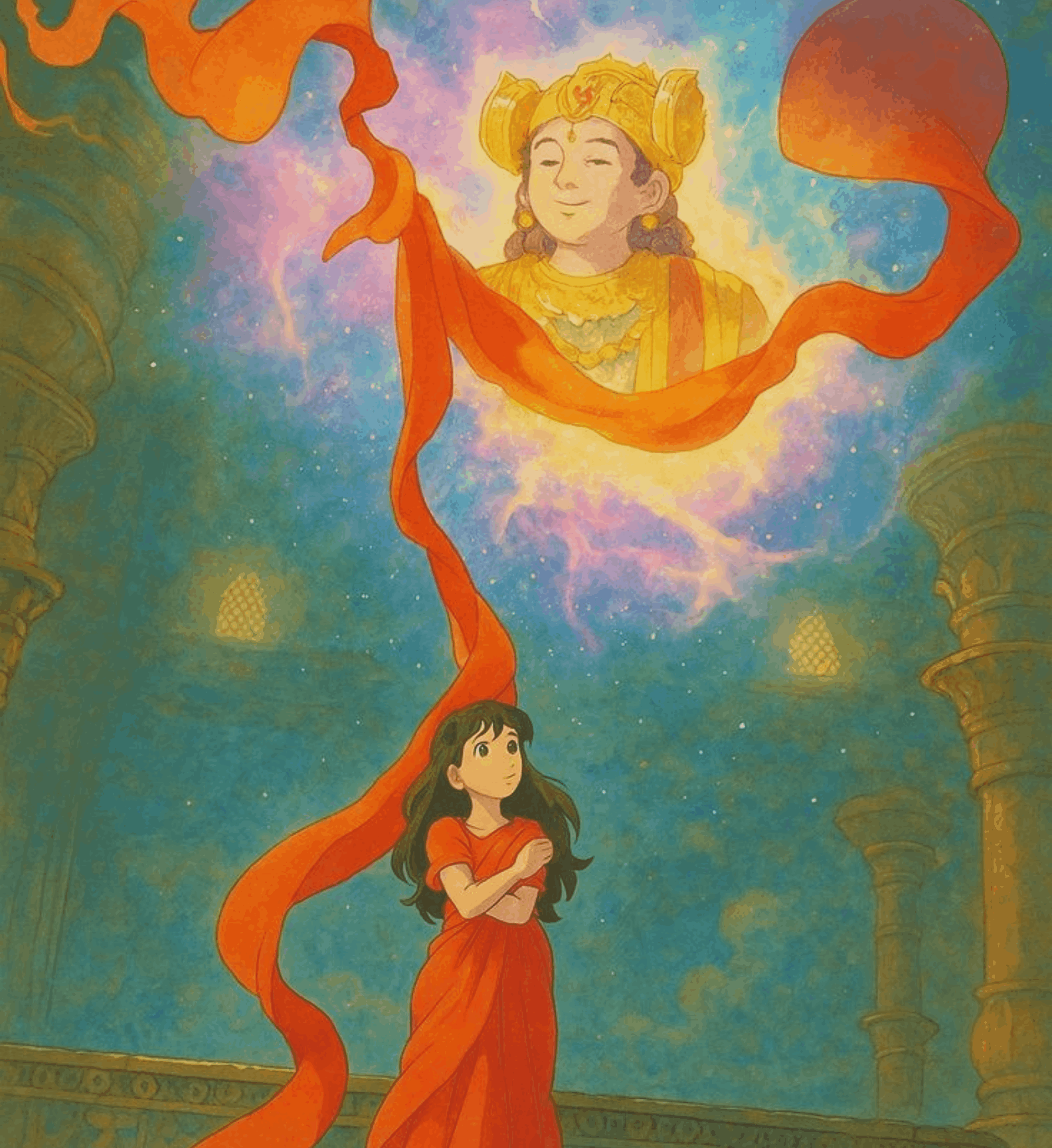 The Flowing Fabric - Ghibli Addition Mahabharat