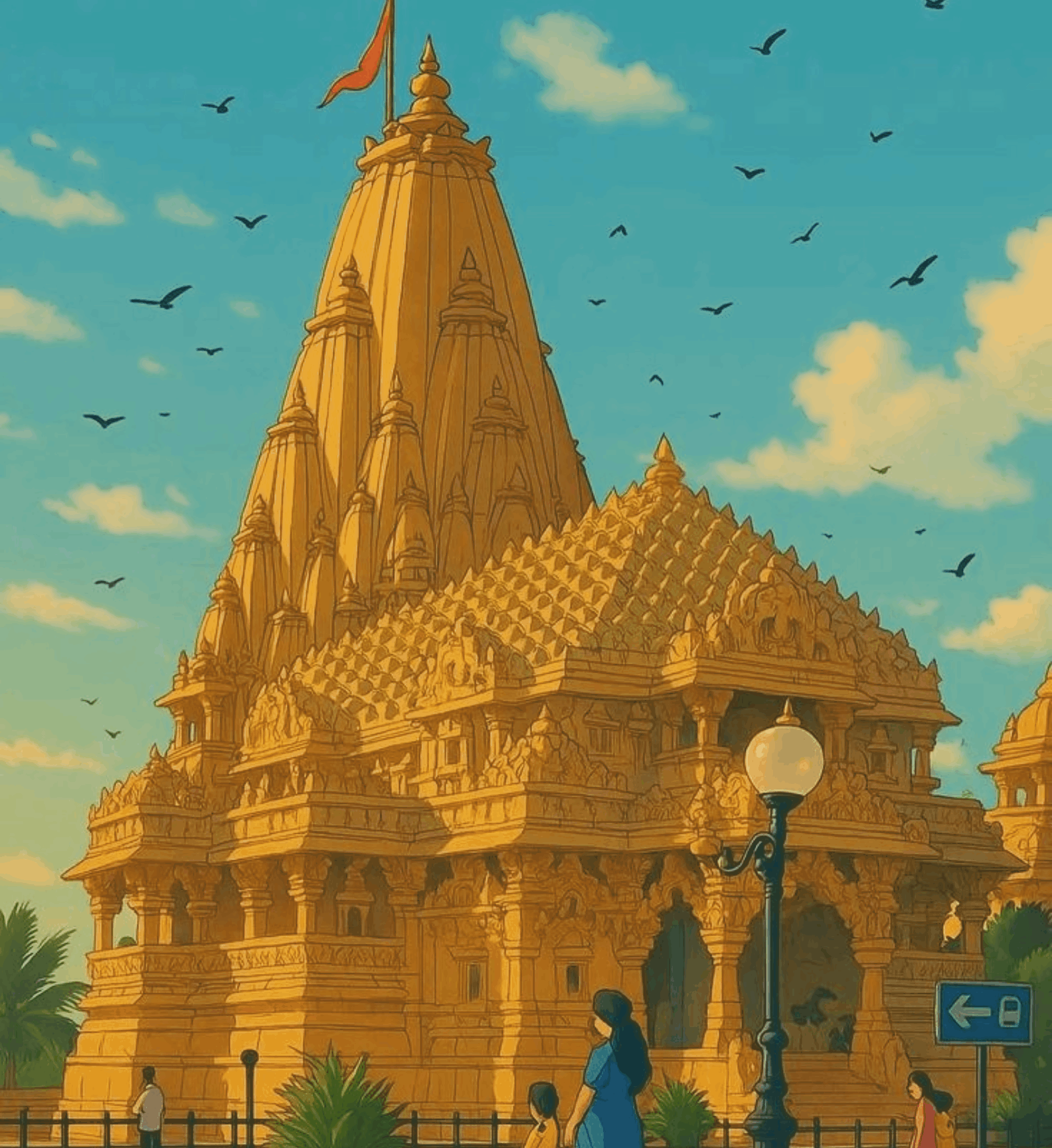 Somnath Temple - Ghibli Addition Mahadevji