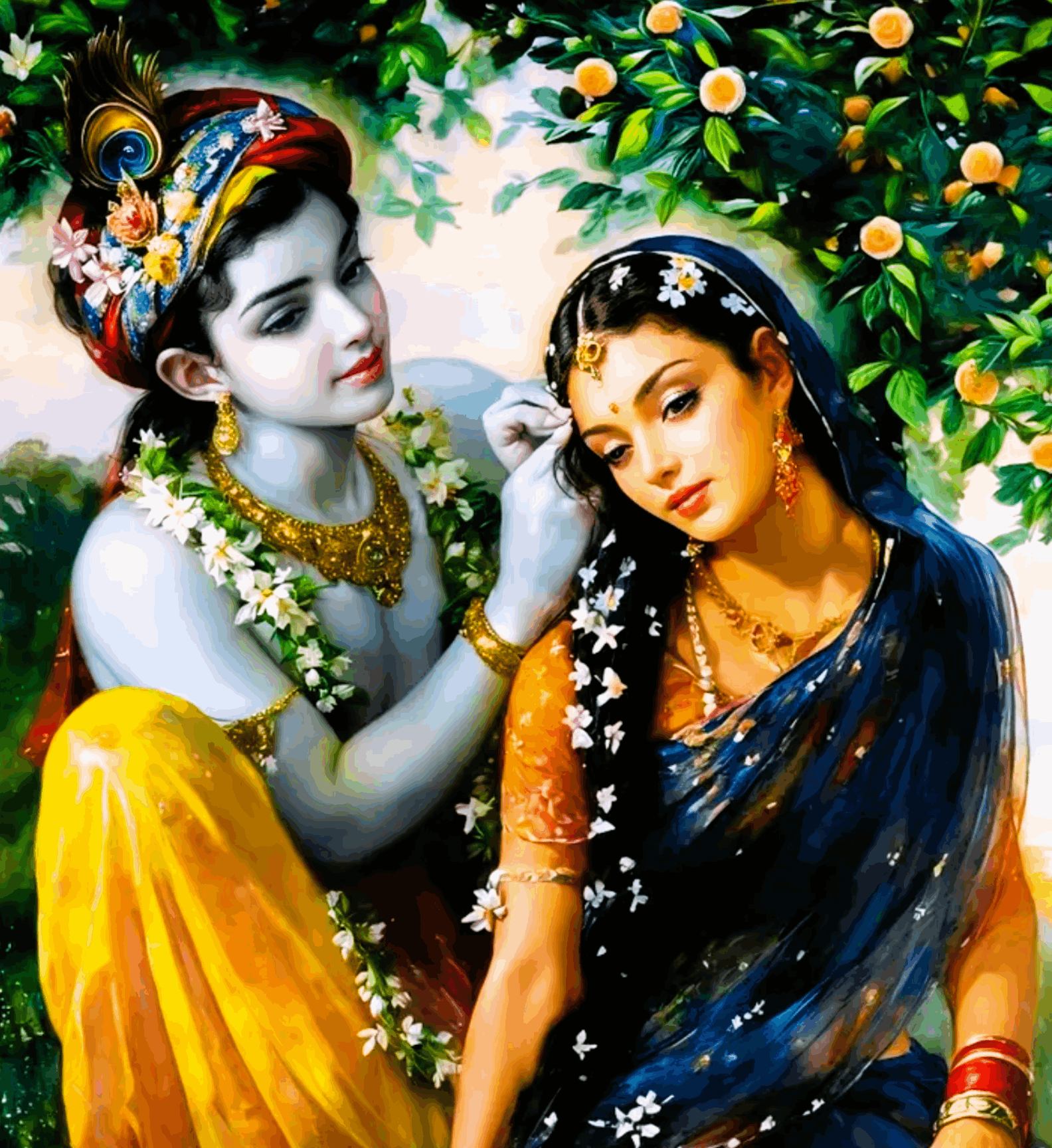 Divine Duo Radha Krishna