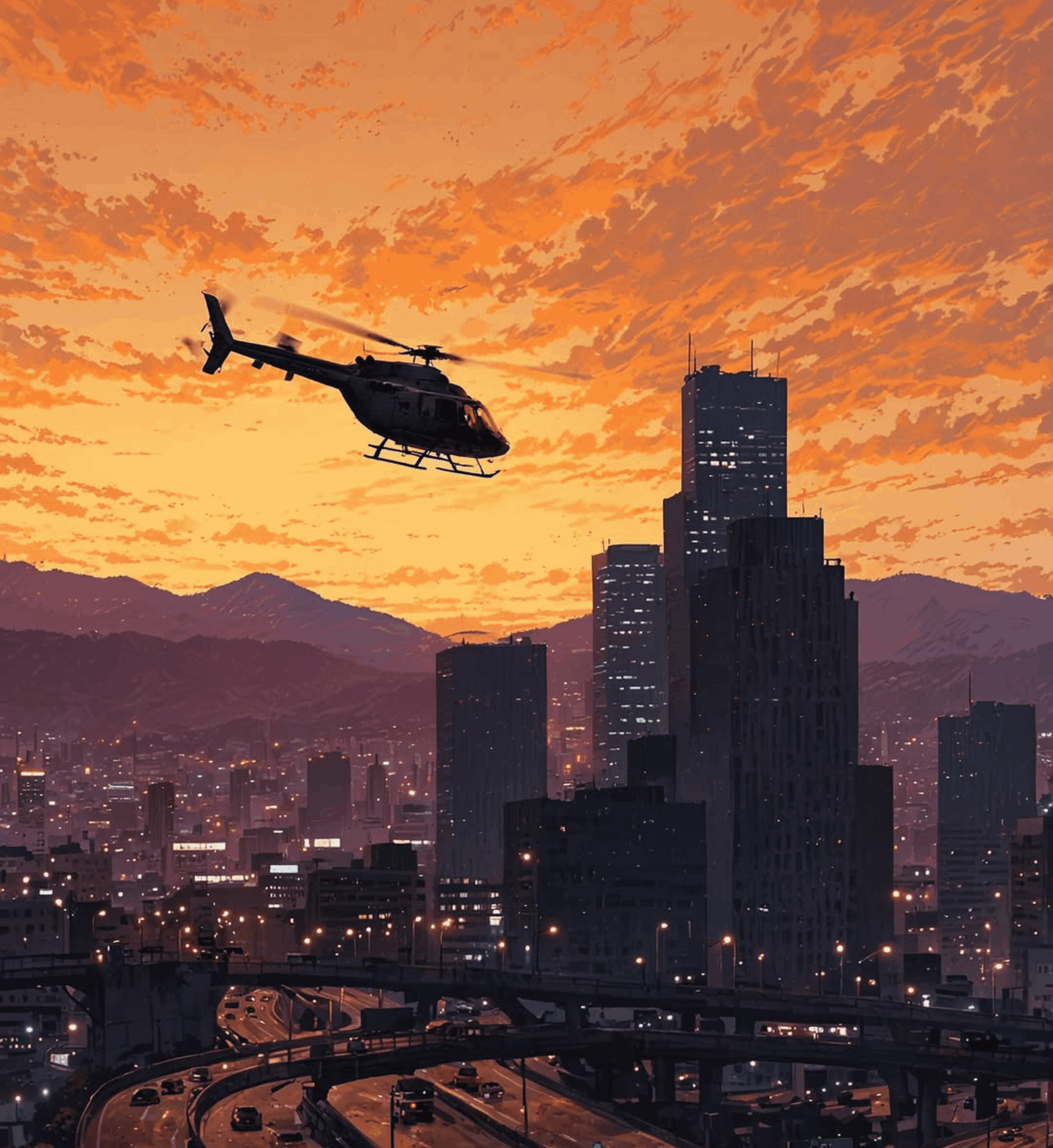 Los Santos Sunset - GTA
