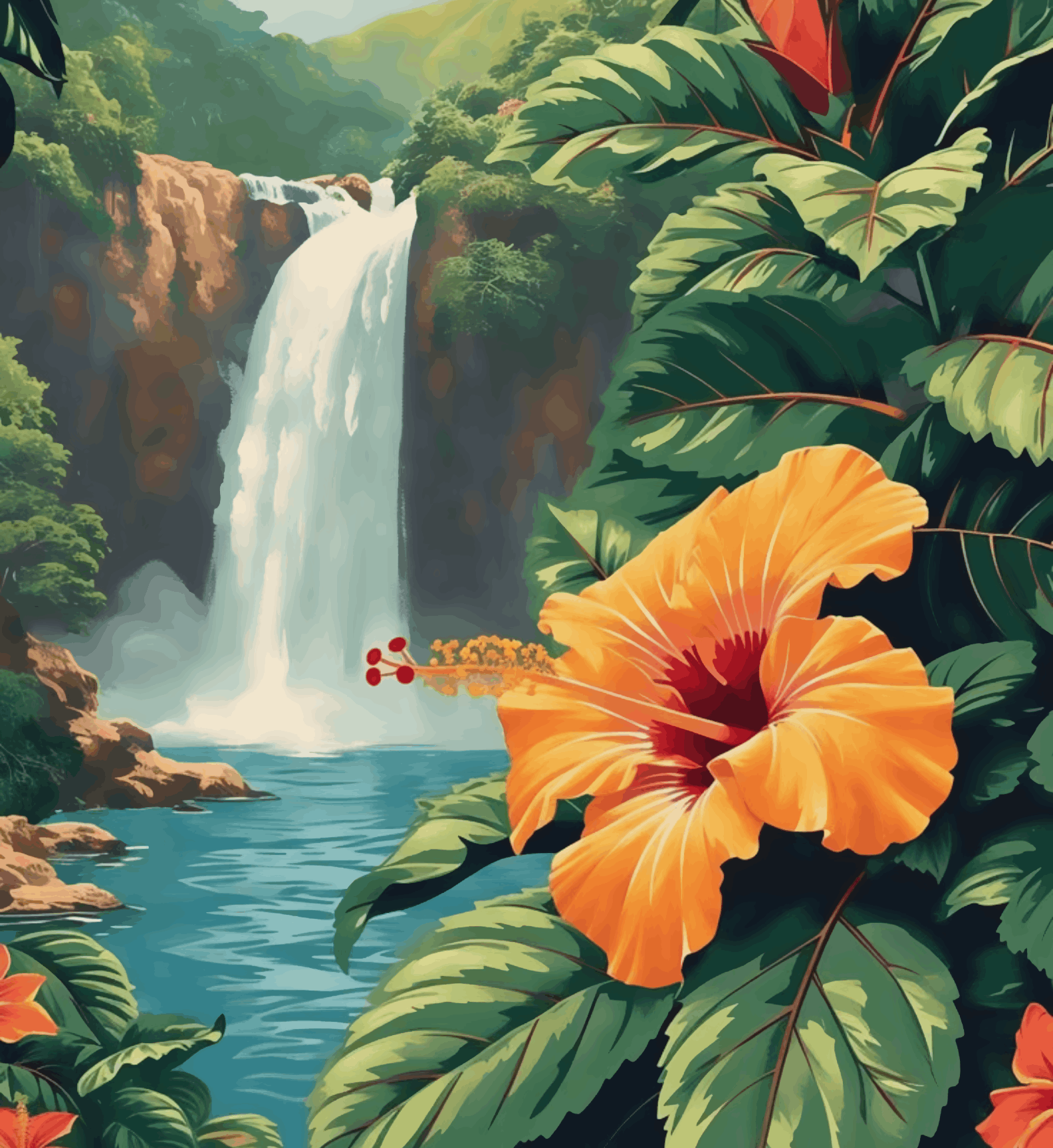 Floral cascade - Summer Edition