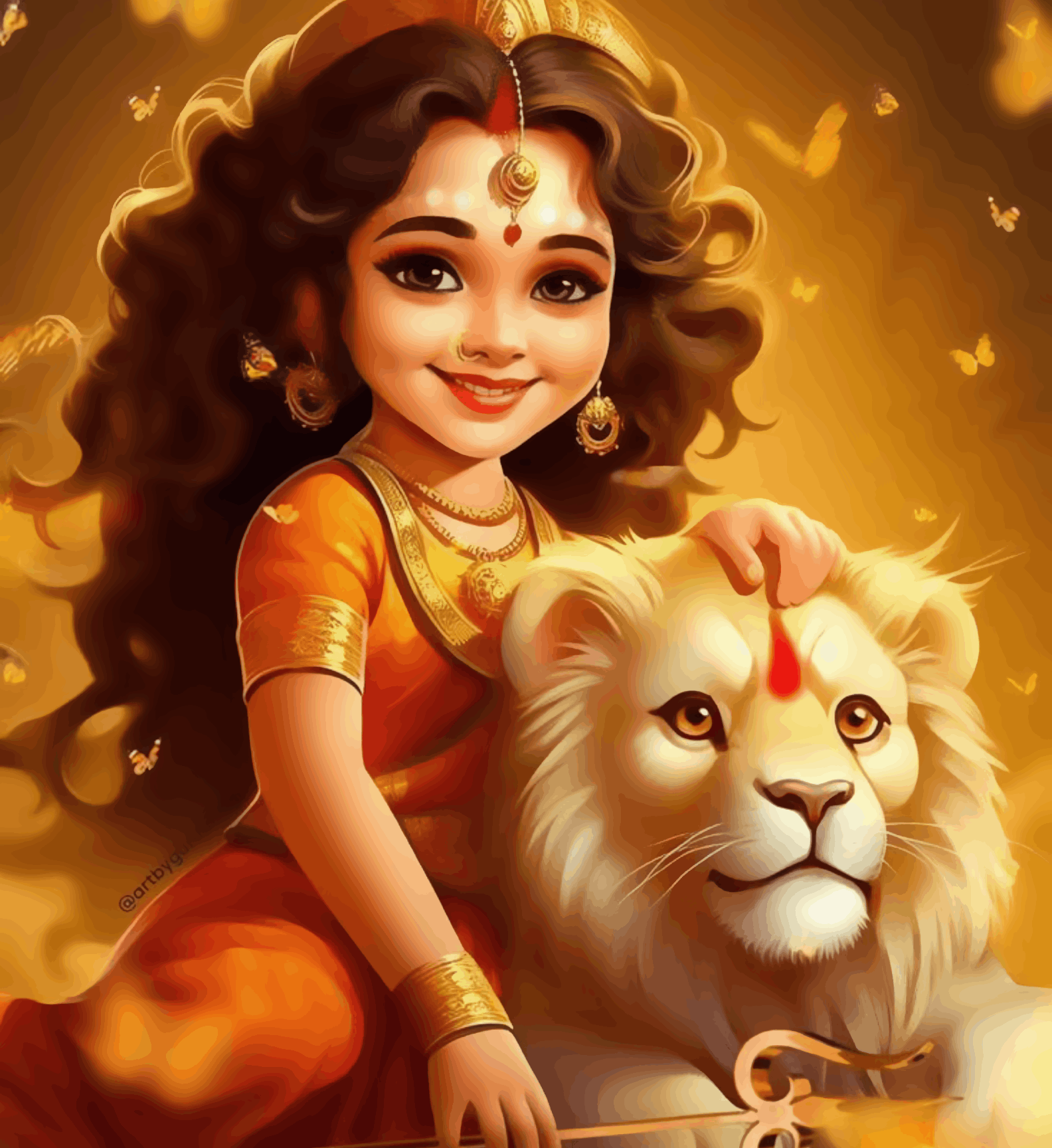 Cute Mata Durga