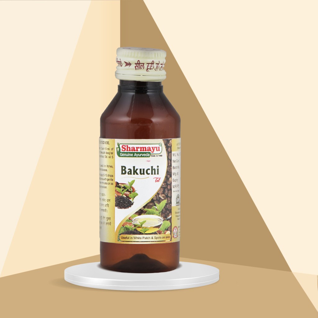 Sharmayu Ayurveda Bakuchi Tel