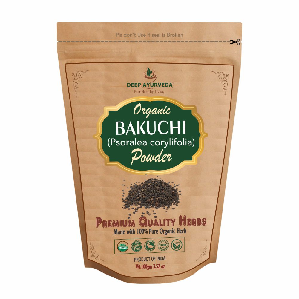 Deep Ayurveda Organic Bakuchi Powder (Psoralea corylifolia)
