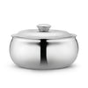 Classic Essentials Belly Stainless Steel Tripot Hot-Pot Thermoware Insulated Casserole with Lid - 1500ml