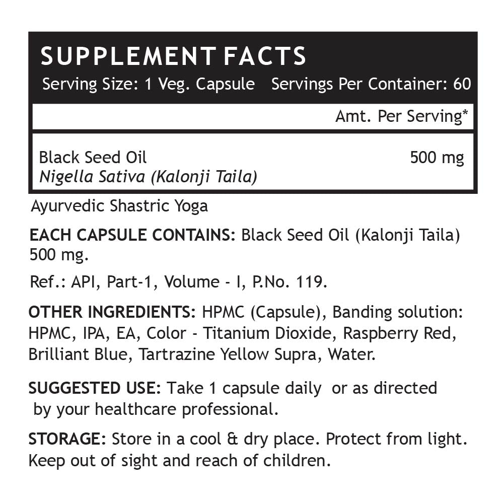 INLIFE  Black Seed Oil - 60 tabs