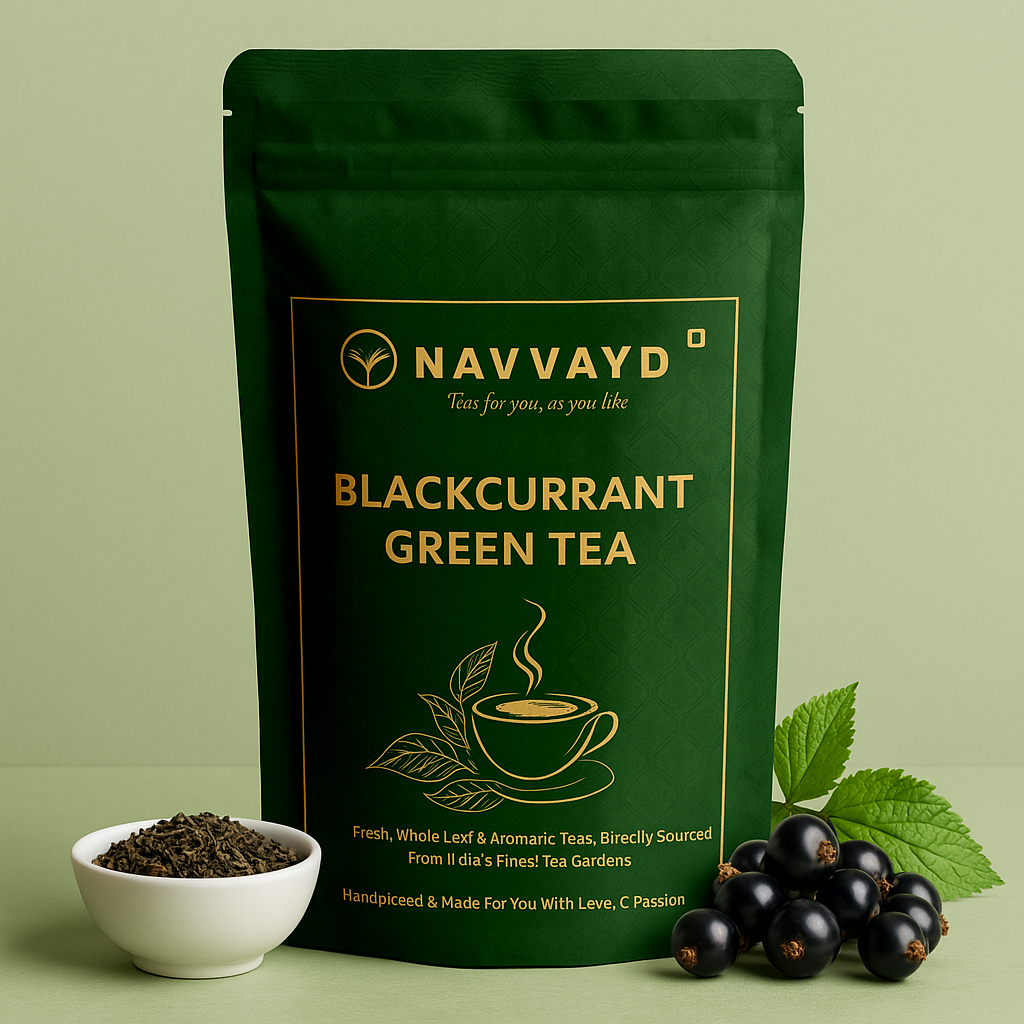 Navvayd Blackcurrant Green Tea - 100 gms