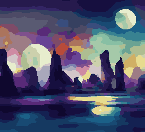Paint Waint Blur Landscape