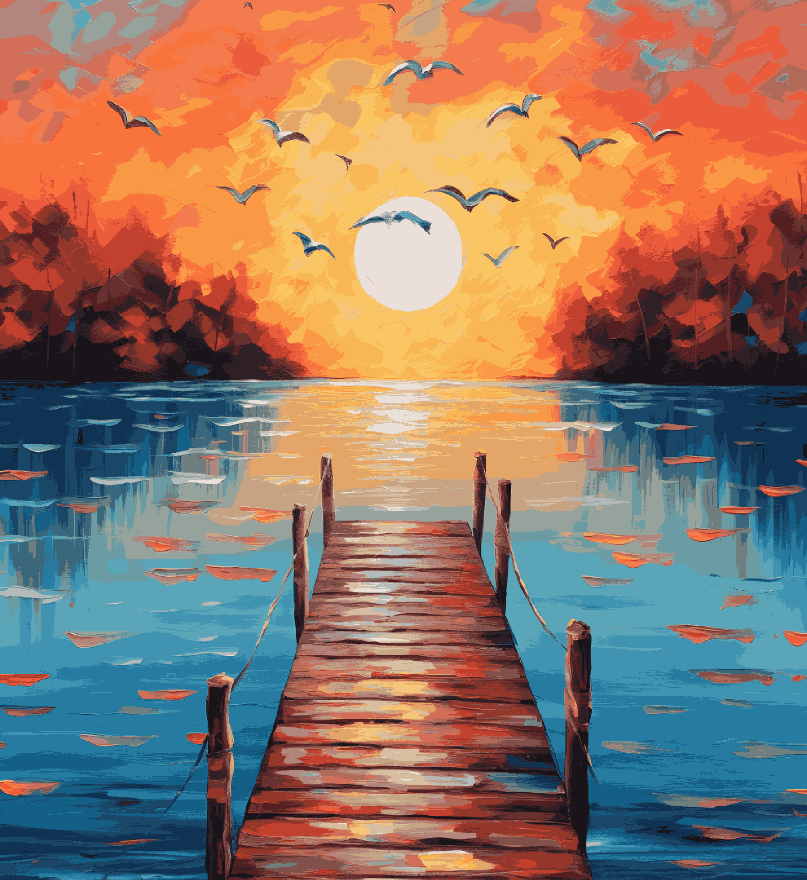 Bridge and the Sunset