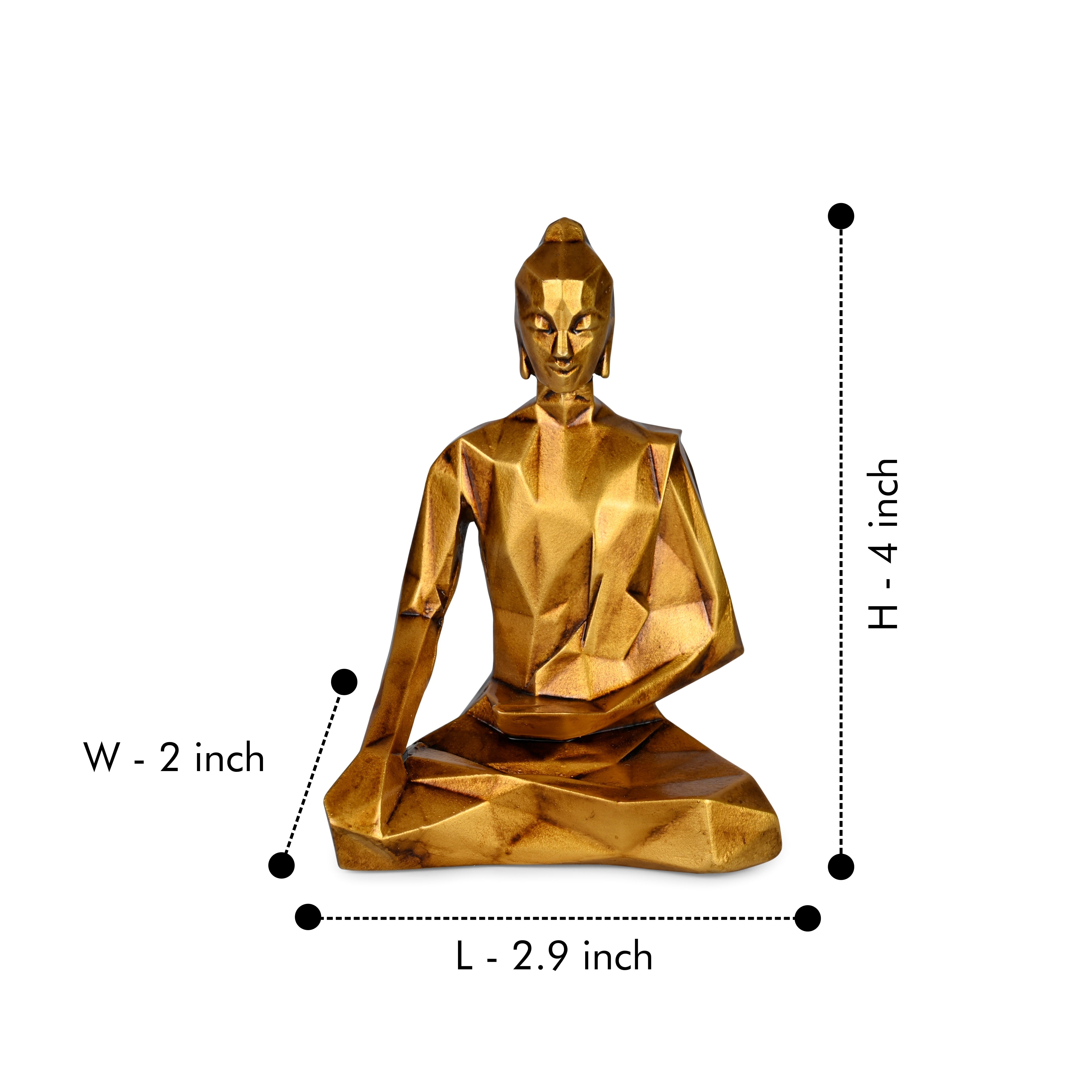 Artarium Origami Lord Buddha Idol