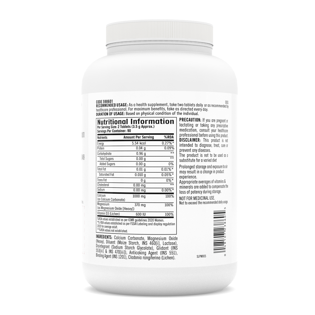 GNC Calcium Plus 1000mg with Magnesium and Vitamin D3