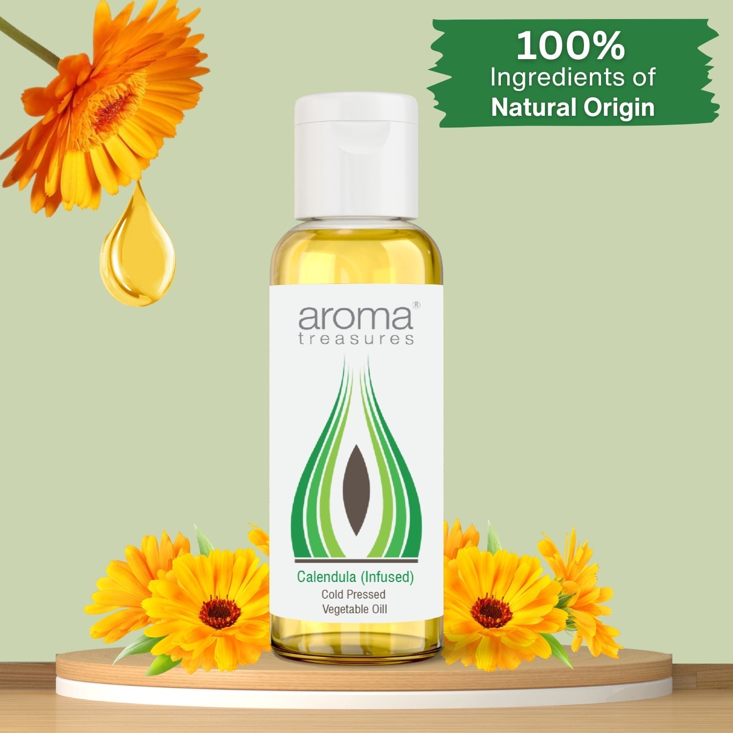 Aroma Treasures Calendula (Infused) Vegetable Oil - 50 ml