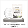 Dr.rashel Charcoal Sheet Mask with Serum (pack of 2)