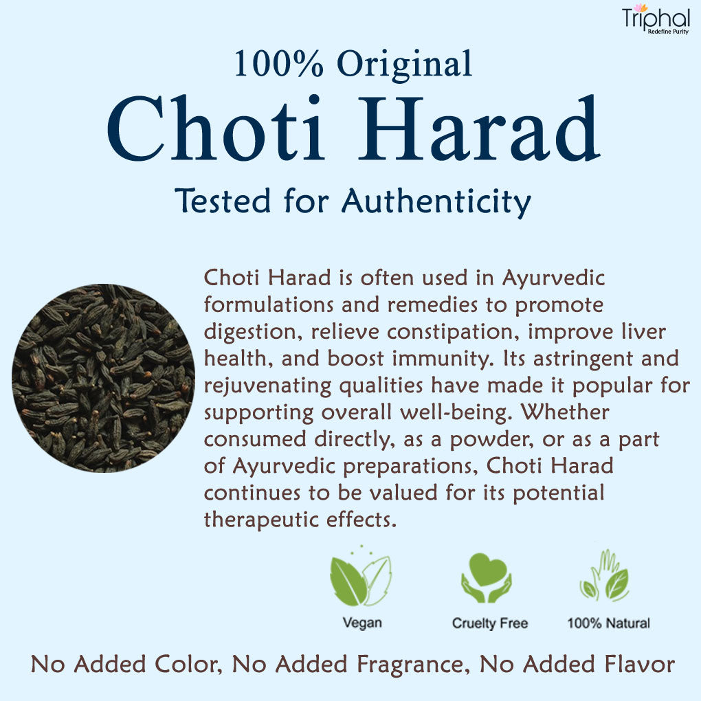 Triphal Choti Harad Kali - Small Black Himej