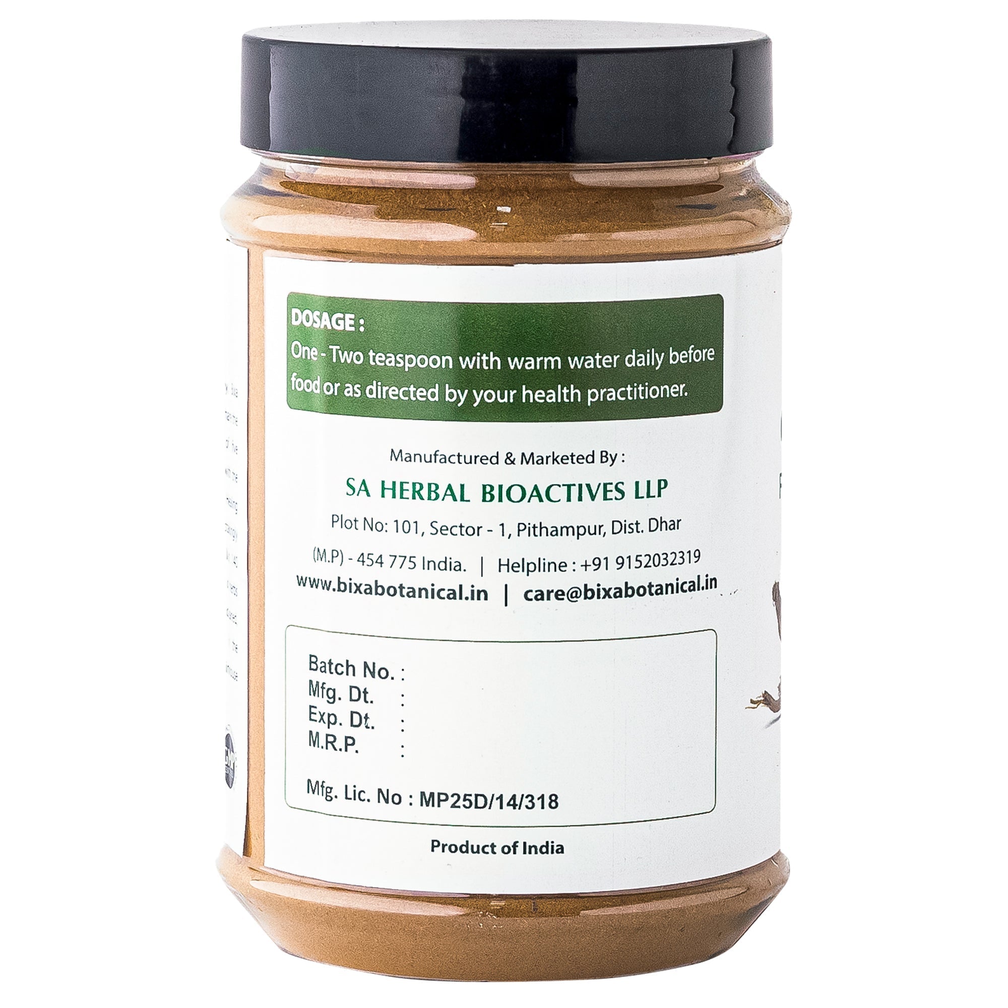Bixa Botanical Coleus / Gandira Root Powder Coleus forskohlii