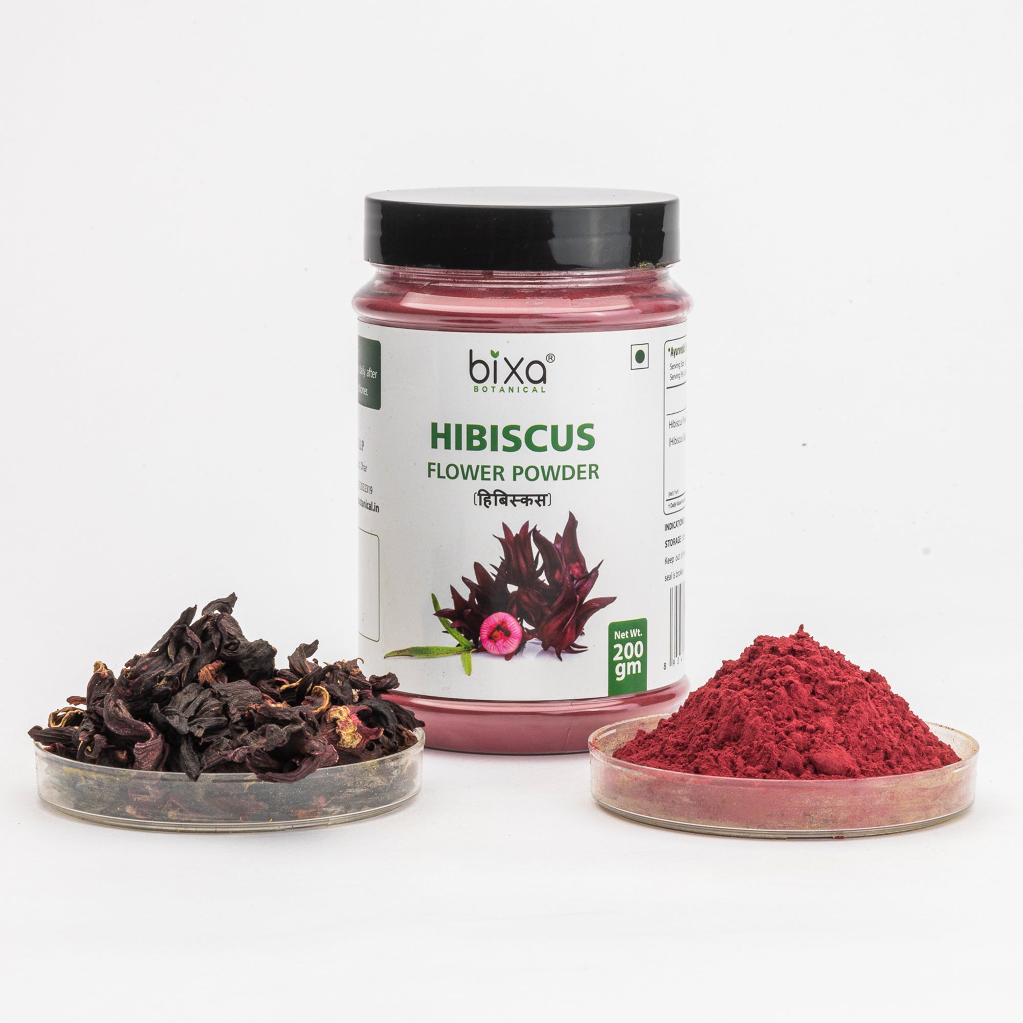 Bixa Botanical Hibiscus/ Jaswand Flower Powder  Hibiscus Sabdariffa