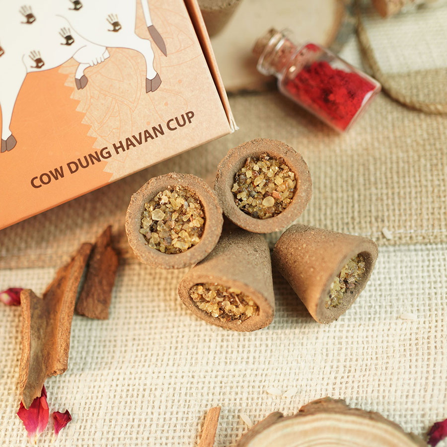 Nirmalaya Cow Dung Havan Cups