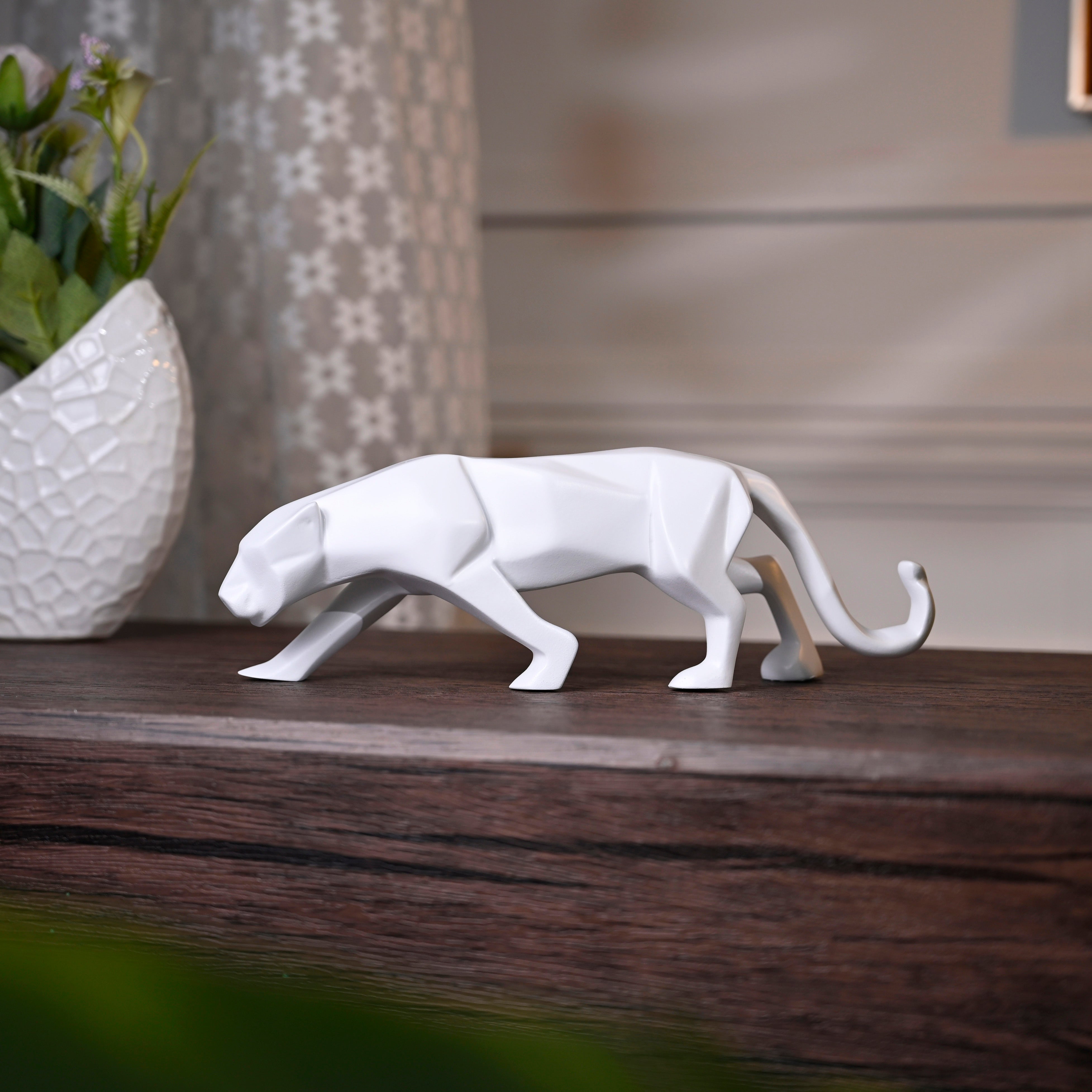 Artarium Modern Art Geometric Jaguar Figurine Idol