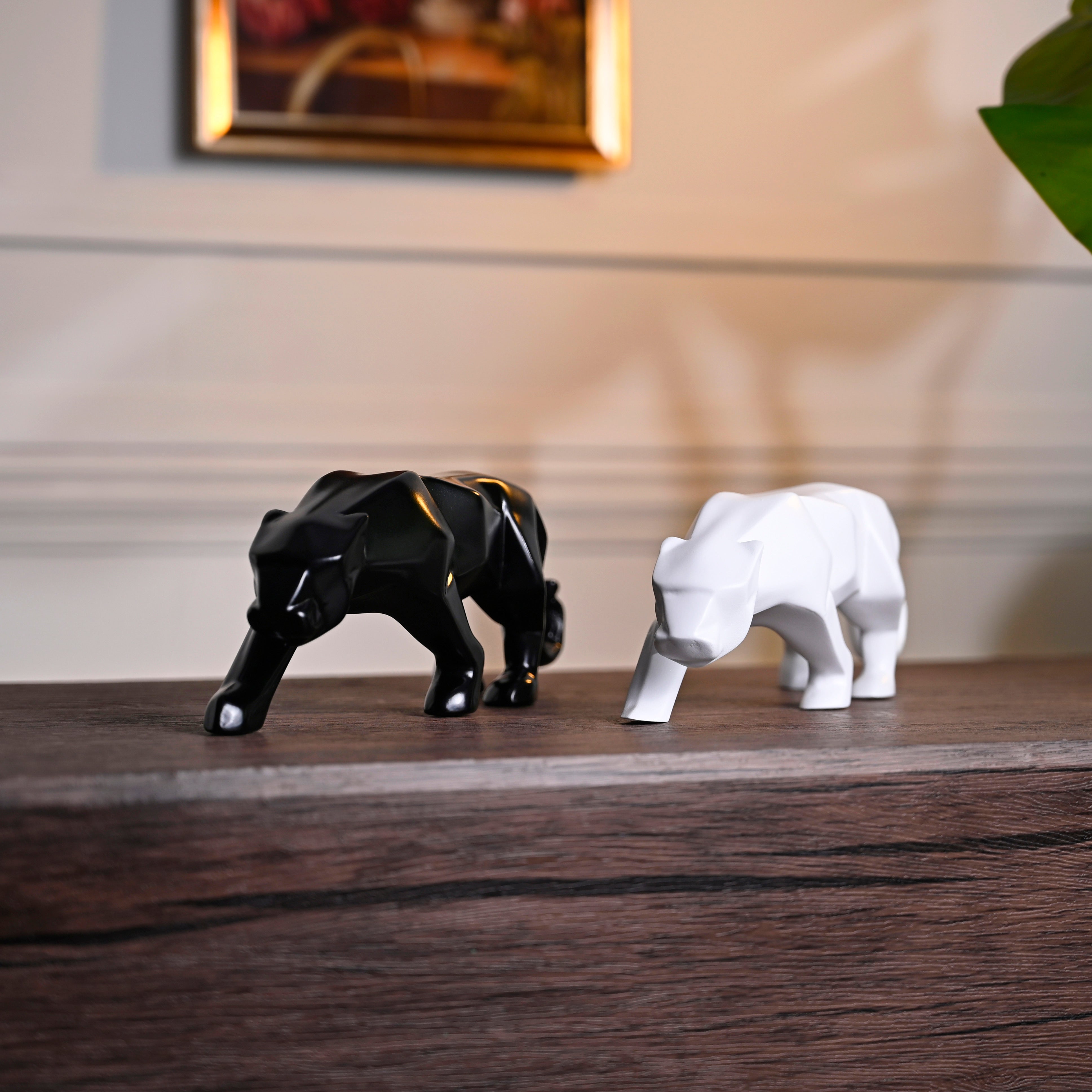 Artarium Modern Art Geometric Jaguar Figurine Idol
