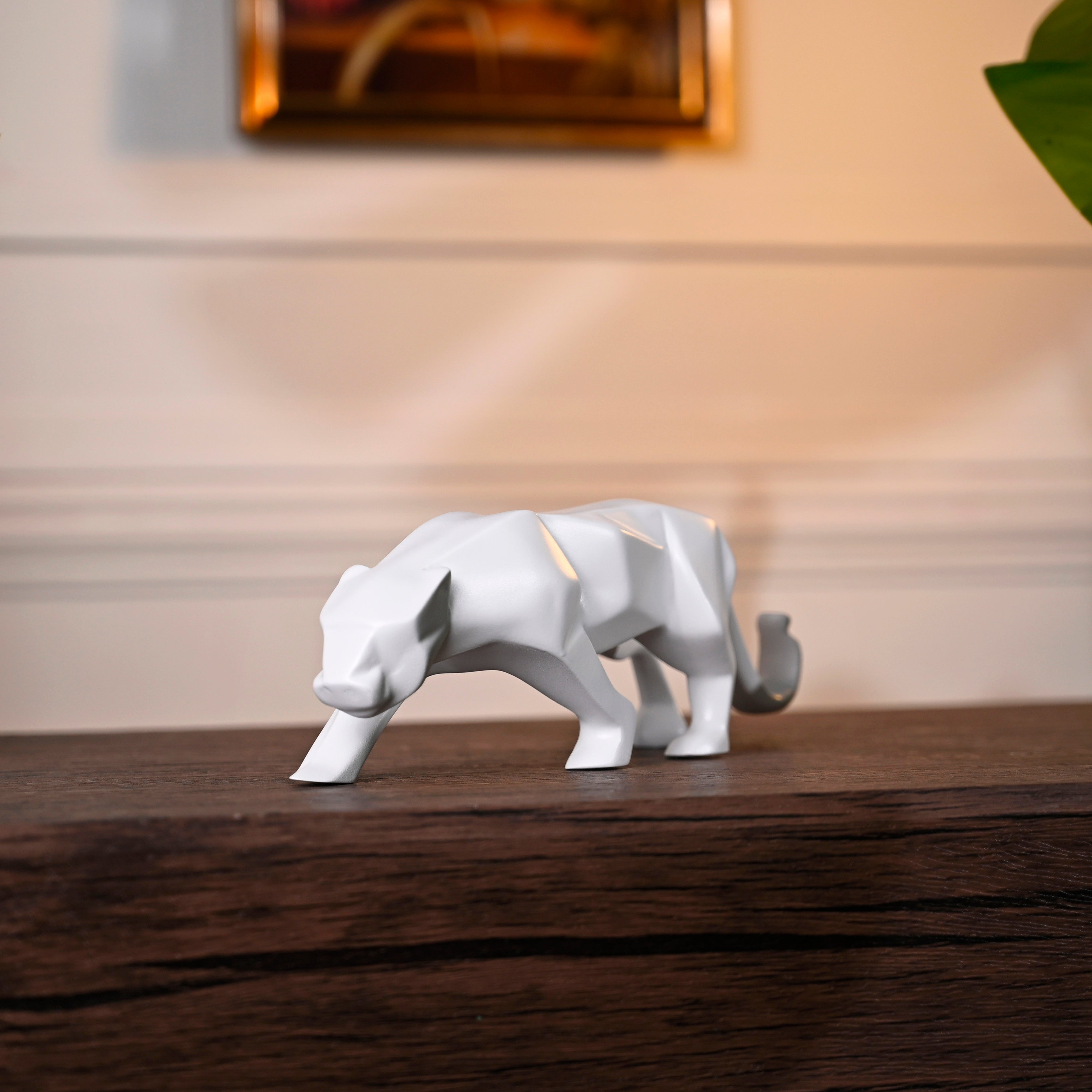 Artarium Modern Art Geometric Jaguar Figurine Idol
