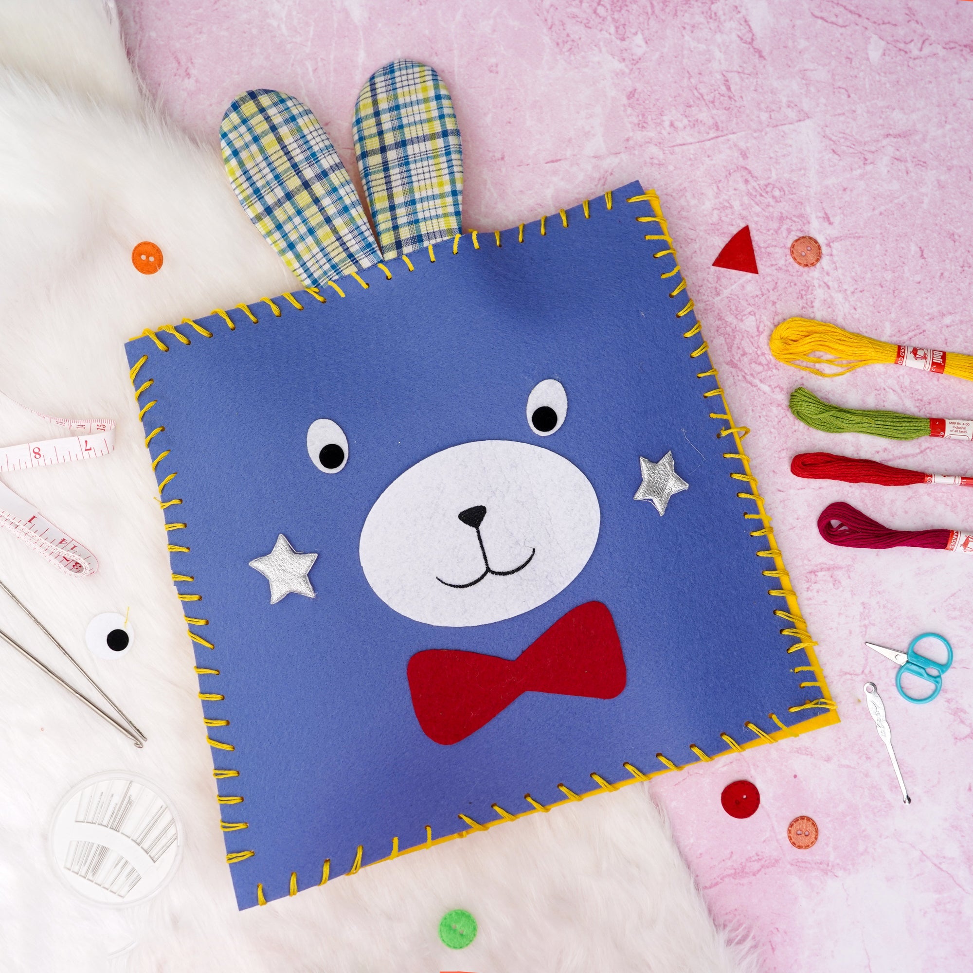 DIY Sewing Art & Craft Kit Bundle - Learn and Create Six Charming Project