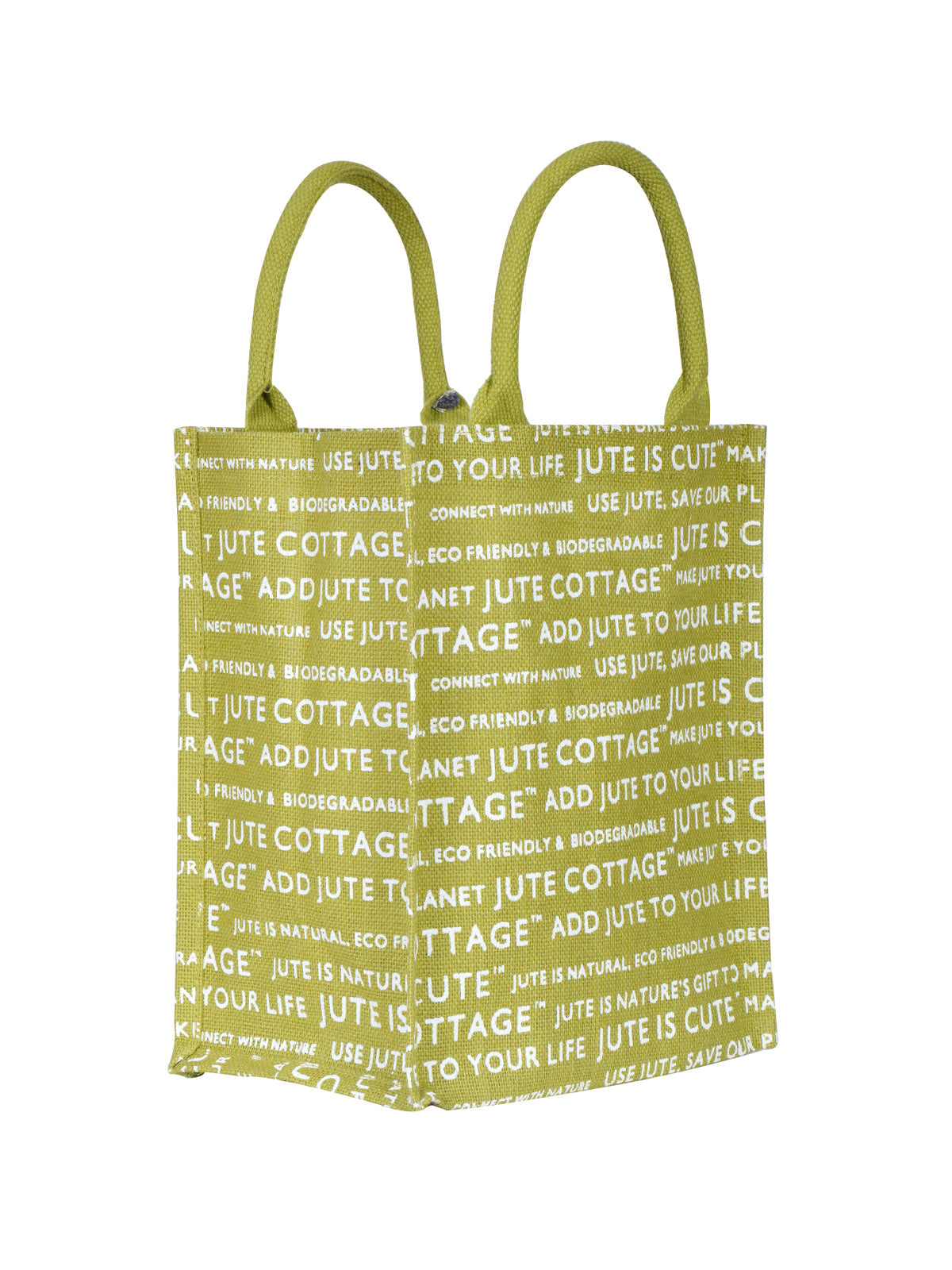 Jute Cottage Printed Zipper Lunch Bag