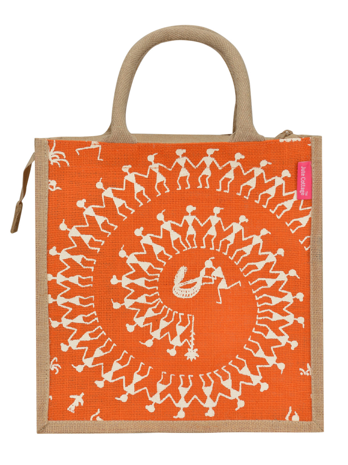 Jute Cottage Warli Zipper Lunch