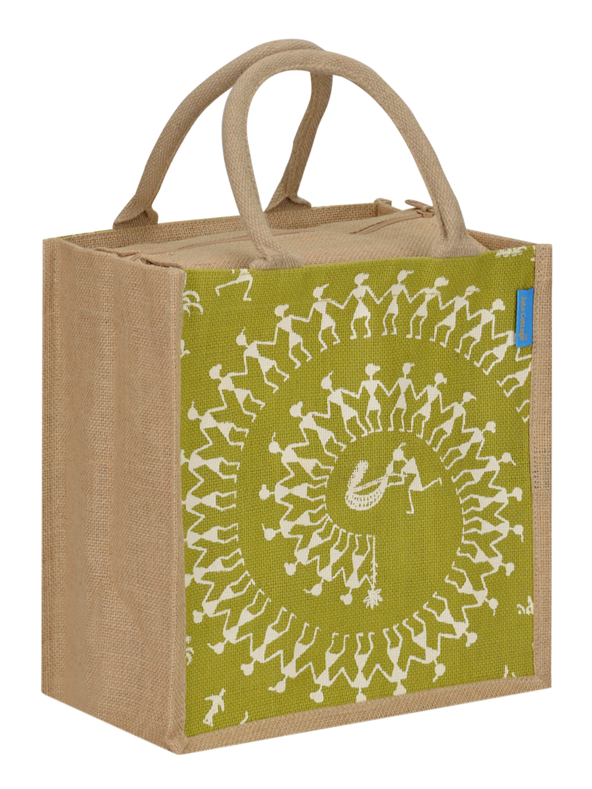 Jute Cottage Warli Zipper Lunch