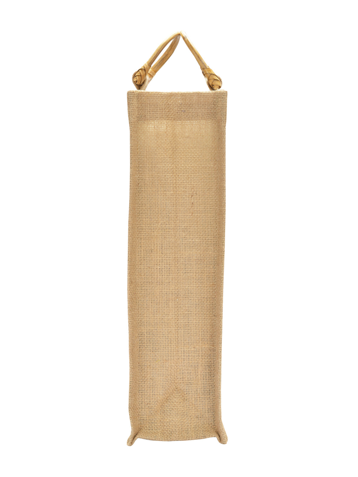 Jute Cottage Bottle Bag With Lace / Print
