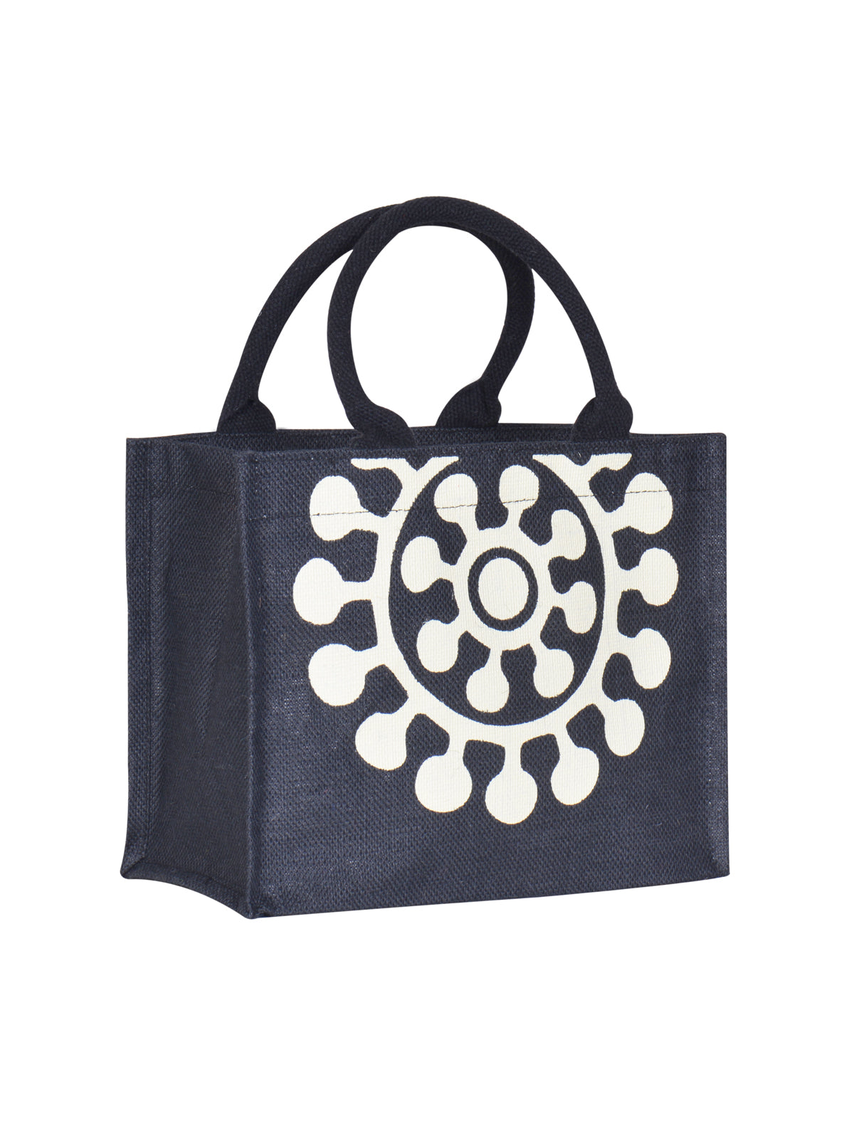 Jute Cottage Printed Zipper Lunch Bag